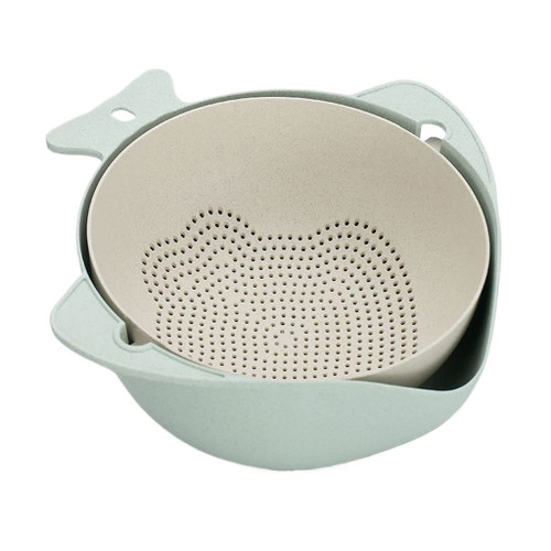 Pasta Strainer Basket Fruit Drainer Household Strainers and Colanders Colander Kitchen Plastic Strainer Multifunctional Fruit Strainer Rice Strainer Rice Washing Bowl Vegetable Washing Basket ( Color