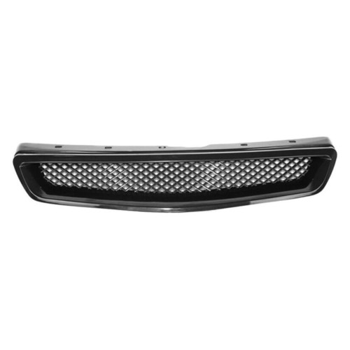 BOERLKY Grille Front Side Black ABS Plastic Style JDM Type-Hood Mesh Grill ABS FZHGHC99TR,Strict QC & Fitment Tested