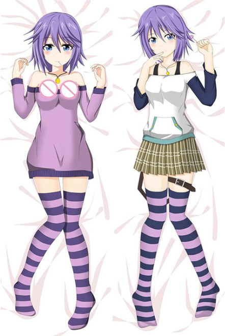 TUNNE June 2017 Update MMF Hot Anime Rosario + Vampire Characters Sexy Girl Mizore Shirayuki Pillow Cover Body Pillowcase 60 x 20 inches(150cm x 50cm)