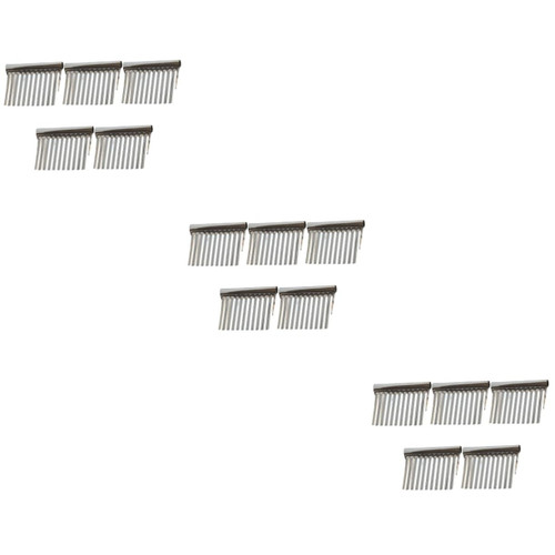 Unomor 15 Pcs Crinkle Fry Cutter Potato Wavy Chopper Fruit Cutting Tool French Fries Slicer Potato Wave Slicer Vegetable Crinkle Cutter Potato Crinkle Cutter Tools Stainless Steel Fried Unomor 15 Pcs Crinkle Fry Cutter Potato Wavy Chopper Fruit Cutting Tool French Fries Slicer Potato Wave Slicer Vegetable Crinkle Cutter Potato Crinkle Cutter Tools Stainless Steel Fried