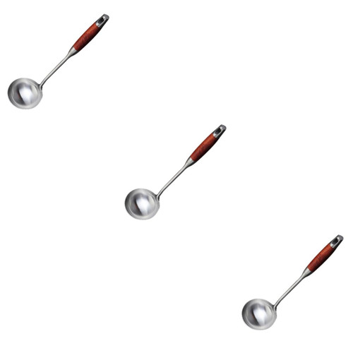 Zerodeko 3pcs Long Handle Spoon Big Soup Spoon Kitchen Spoon Spatula Spoon Soup Spoons Stainless Steel Serving Spoons Stainless Steel Scoop Soup Scoop Hot Pot Laddle Metal Bamboo Ladle Zerodeko 3pcs Long Handle Spoon Big Soup Spoon Kitchen Spoon Spatula Spoon Soup Spoons Stainless Steel Serving Spoons Stainless Steel Scoop Soup Scoop Hot Pot Laddle Metal Bamboo Ladle
