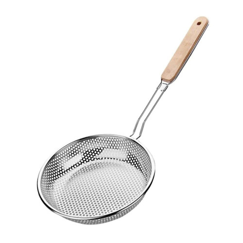 french fries basket Kitchen Strainer Stainless Steel Colander Filter Basket Filter Mesh Wire Filter With Handle For Kitchen Accessories fried food basket