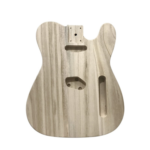 SIUKE Polished Wood Type Electric Guitar Barrel DIY Electric Maple Guitar Barrel Body for TL Style Guitar,Polished Guitar Barrel,Maple bass
