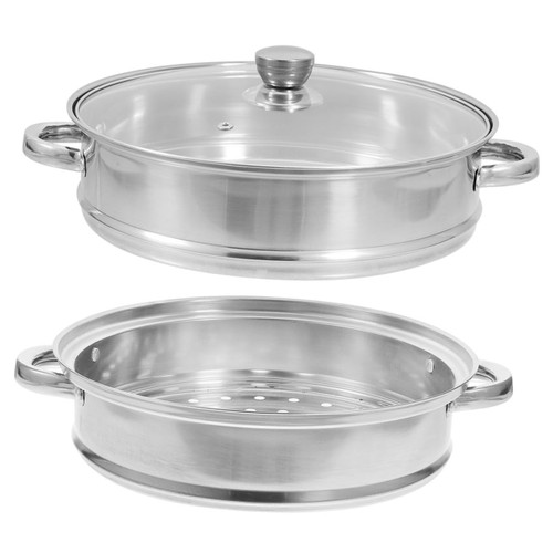 SHOWERORO 1 Set Amphora Food Steamer Stainless Steel Steaming Pot Food Steaming Tool Cooking Steaming Pot Steam Pot for Cooking Multifunction Cooking Pot 304 Stainless Steel 28c