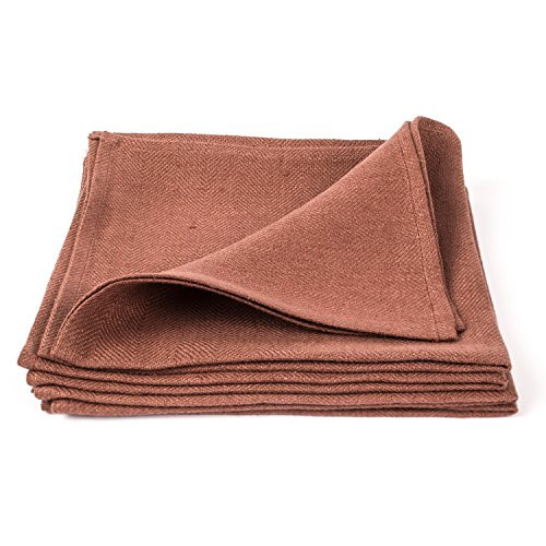 LinenMe 0313505 Table Napkin, 17 x 17, Copper