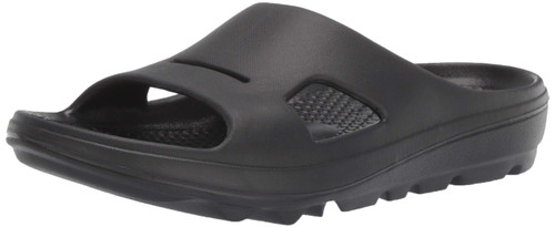 Spenco Women's Fusion 2 Slide Sandal, Black, 7 Medium US