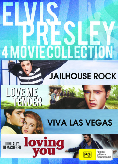 4 Movies - Elvis Presley Collection - Jailhouse Rock / Love Me Tender / Viva Las Vegas / Loving You - DVD Set 4 Movies - Elvis Presley Collection - Jailhouse Rock / Love Me Tender / Viva Las Vegas / Loving You - DVD Set