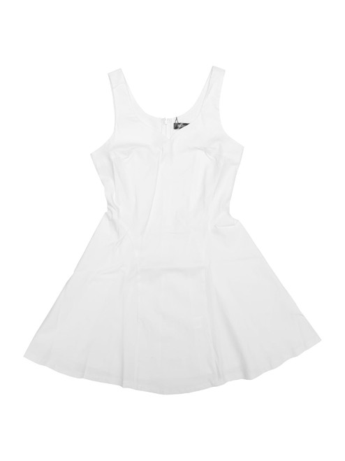 Allegra K Women's Party Sexy Dress Sleeveless Sweetheart Neck Fit and Flare A Line Cocktail St. Patrick's Day Mini Dresses Small White