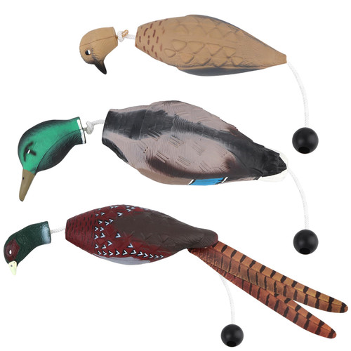 FIONUPI 3 Pcs Duck Dummy Dog Toy Pheasant Toy for Dog Training Tools Duck Bumper Retriever Dead Duck Dummy Toy for Dog Training