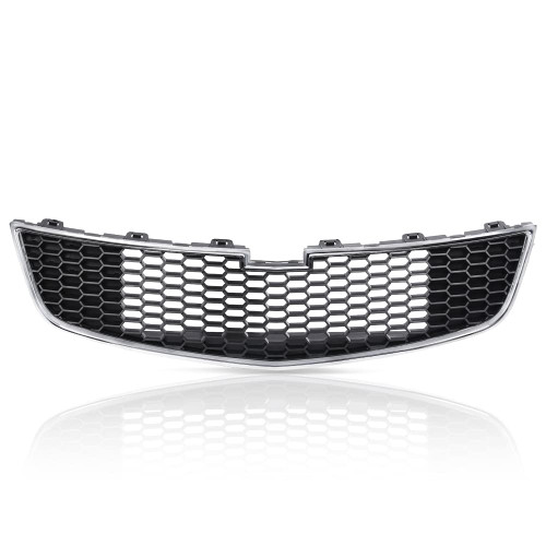 G-PLUS Front Bumper Bottom Grille Middle/Lower Compatible with 2011 2012 2013 2014 Chevy Cruze (does not fit ECO model) GM1200624, 95225615