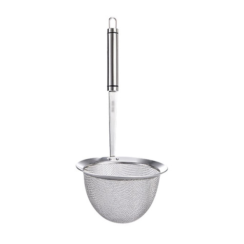 NoZem Durable Skimmer Spoon Kitchen Skimmer Pasta Strainer Stainless Steel Skimmer Strainer, Ladle for Pasta, Noodles and Frying in Kitchen Pasta Strainer Skimmer