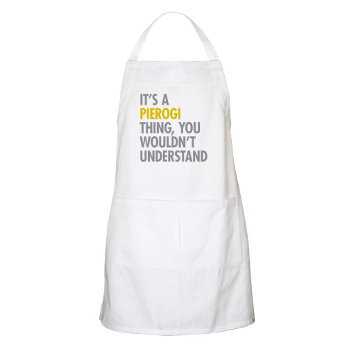 CafePress Its A Pierogi Thing Kitchen Apron with Pockets, Grilling Apron, Baking Apron