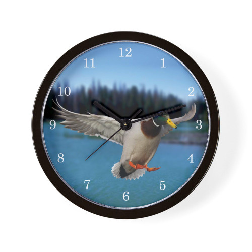 CafePress Duck Clock Unique Decorative 10" Wall Clock