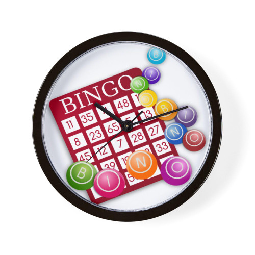 CafePress Bingo Unique Decorative 10" Wall Clock