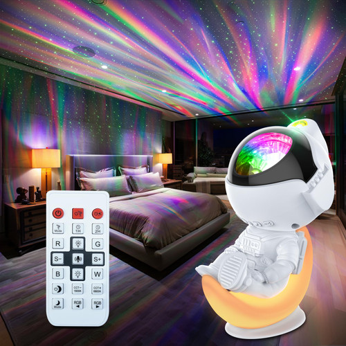 Rossetta Astronaut Projector, Space Projector Galaxy Projector for Bedroom, Star Projector Night Light with Timer and Remote, Kids Adults Room Decor Aesthetic, Gifts for Christmas, Birthdays