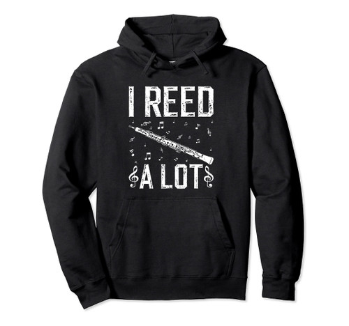 Oboe Reed Funny Oboe Player Pullover Hoodie