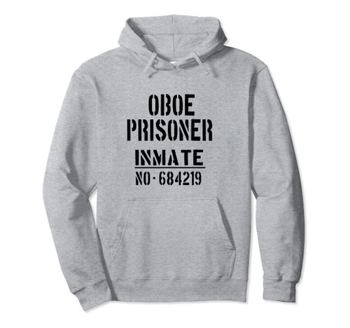 Oboe Players Halloween Costume Funny Prisoner Jail Inmate Pullover Hoodie Oboe Players Halloween Costume Funny Prisoner Jail Inmate Pullover Hoodie