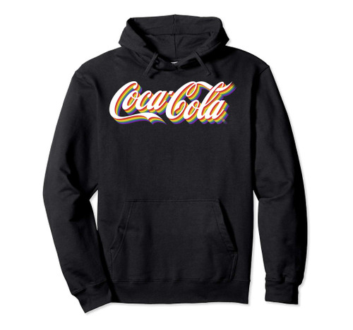 Coca-Cola Pride Rainbow Logo Stack Pullover Hoodie