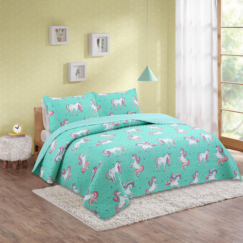Harper Lane Unicorn 2-Piece Quilt Set