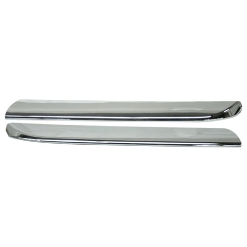 NDYHSGL Pair Grille Trims Grill Set of 2 Driver & Passenger Side Upper Chrome Left Right