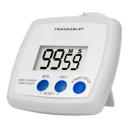 Control Company 5200 Traceable Water-Resistant/Steam-Proof Timer
