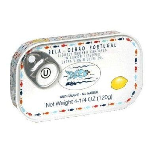 Bela-olhao Sardines In Lemon Sauce - 4.25 Oz - Case Of 12 by Bela-Olhao Sardines