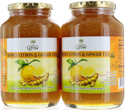 Balance Grow Honey Citron & Ginger Tea 2.2lb - PACK OF 2