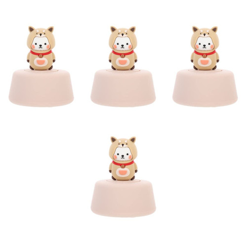 UPKOCH 4pcs kitchen countdown boiling egg timer kitchen alarm timer egg timer for boiling eggs food mechanical timer timers for cooking baking timer reminder child plastic Cartoon