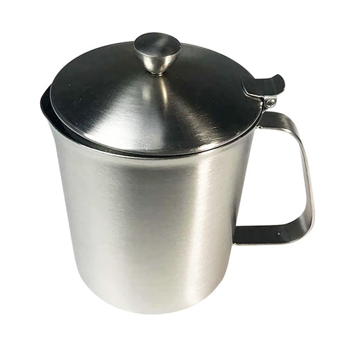 ADAMAS-BETA 500ml Graduated Measuring Cups with Lid and Handle,Stainless Steel Lab Beaker Mug Measuring Jug