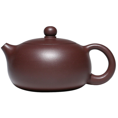 Bafnsiji 10oz Chinese Purple Clay Teapot, Handmade Teapot, Zisha Clay Pots Infuser for Loose Tea