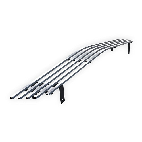 APS Compatible with Chevy Silverado 1500 SS 2003-2006 Lower Bumper Stainless Steel Chrome Horizontal Billet Grille Grill Insert C85304A
