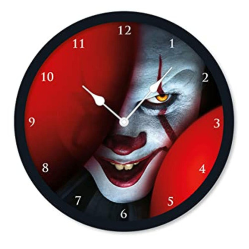 Pyramid International IT Chapter Two Wall Clock (Pennywise The Clown Design) 25cm Diameter - Official Merchandise