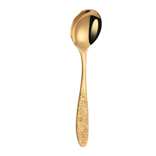 Dinner Spoons Spoon Rice Soup Spoon Kids Ice Cream Dessert Spoon Kitchen Dinner Tableware Tablespoons (Size : 2)