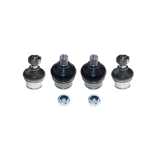 2 Lower Ball Joints & 2 Upper Ball Joints Front Suspension Kit LH RH Side