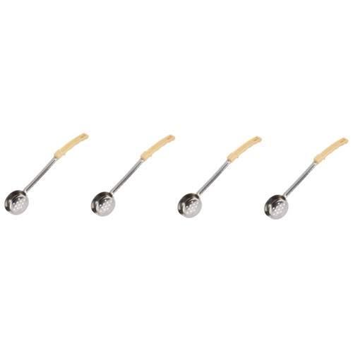4pcs Pizza Sauce Spoon Metal Spoons Spoon Spoon Hot Pot Scoops Slotted Sauce Spoon Sauce Ladle Small Ladles for Serving Sauce Stainless Steel Portion Control Ladle Food