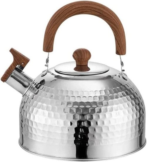 Boiling water kettle, Whistle Kettle,Stovetop Kettle,Household Whistle Tea Kettle Portable Stainless Steel Teapot General Whistling Stovetop Water Kettle (Color : B, Size (Size : 2L)