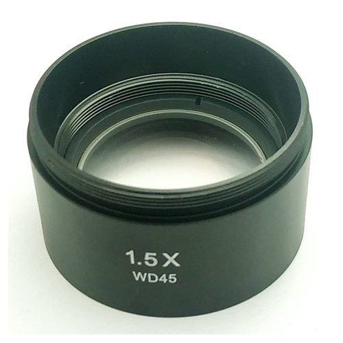Smicroscope Accessories for Adults WD45 1.5X Trinocular Stereo Microscope Objective Lens 48mm Thread Microscope