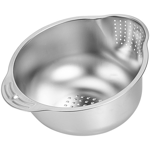 Rice Washing Bowl Small Grains Washing Colander Stainless Steel Rice Washer Strainer Vegetable Fruit Pasta Washer Bowls for Kitchen Rice Washing Bowl Small Grains Washing Colander Stainless Steel Rice Washer Strainer Vegetable Fruit Pasta Washer Bowls for Kitchen
