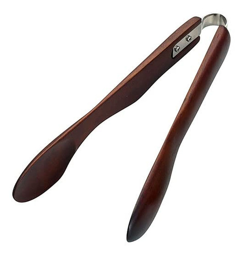 Wooden Arm Tongs, Small, Brown, Approx. 1.5 x 9.6 inches (3.7 x 24.5 cm)] | Cookware