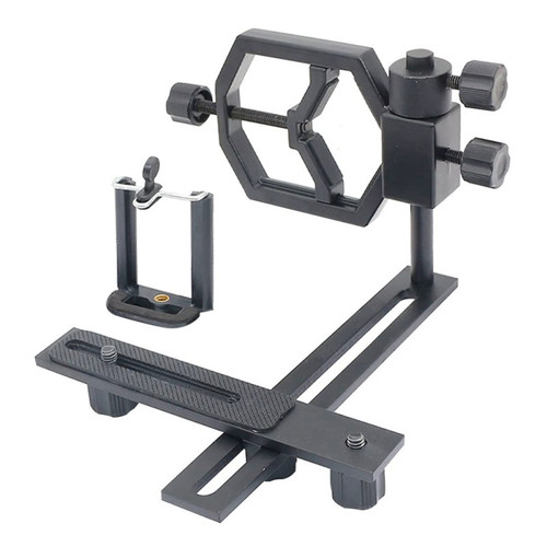 TYZK Microscope Kit Phone Bracket Metal Mount Spotting Scopes Telescope Microscope Monocular Adapter Microscope Lens Adapters