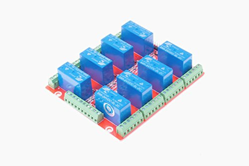 SMAKN Low Level Trigger 8 Channel SMI-24VDC-SL-2C DC 24V Double power relay Low Level Optocoupler Relay Module