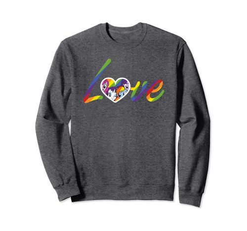 My Little Pony: Friendship Is Magic Rainbow Cursive Love Sweatshirt