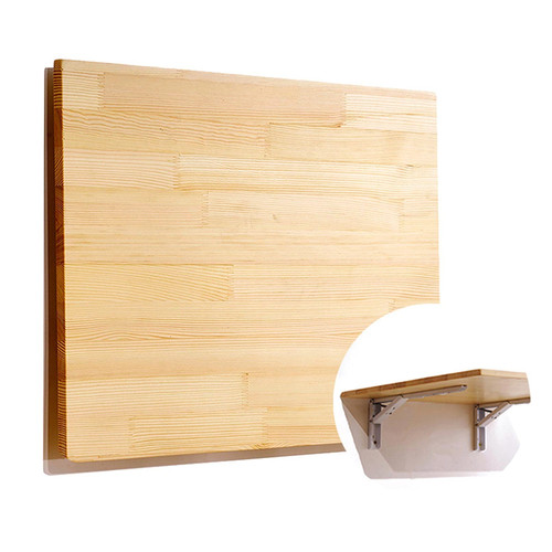 WXZX Folding Wall-Mounted Drop-Leaf Table,for Small Space, Wall Mounted Table for Laundry Room, Fold Down Desk,Kids Floating Desk Dining, Study, Kitchen, Dinner, Bar (Multiple Sizes), 40x20cm/16x8in