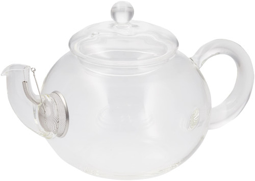 Hario Leaf Glass Jumping Tea Pot, 800ml, Clear - New Model