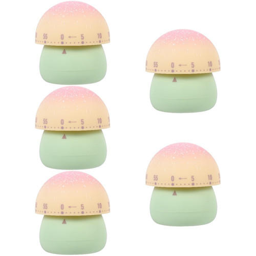 PRETYZOOM 5pcs Kitchen Timer Kitchen Food Timers Wimmelbooks for Kids Mechanical Timer Countdown Timer Kids Baking Timer Chef Timer Hair Scrunchies Timer for Cooking Abs Manual Student Cute