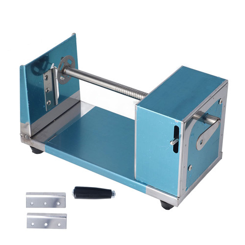 Tornado Potato Chips Spiral Cutter,Potato Chip Slicer,Manual Twisted Potato Chip Machine Stainless Steel Hand Cranked Potato Chip Cutter for Commercial Household