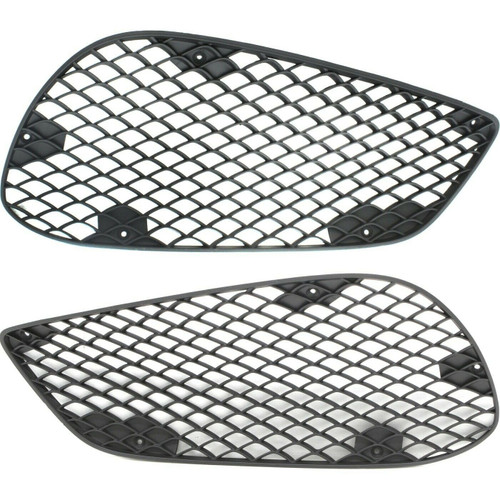 Tbzieoc 2pcs Bumper Grille Left Right Side Textured Black Grill 14891390