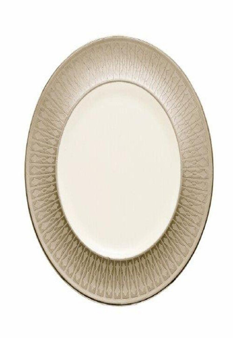 Lenox Accent Plate Tuxedo Platinum, Ivory