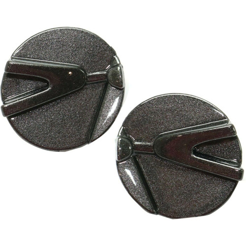 JKSXIX 2pcs Grille Assembly Driver Passenger Side Textured Grille End Cap Plastic Grill LX1213101 15193839 LX1212101