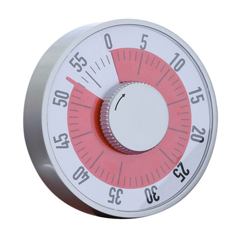 STOBOK 2 Pcs Timer Timer Egg Timer Wind up Timer Cooking Timer Cooking Time Reminder Baking Time Reminder Classroom Timer Magnetic Student Study Alarm Timer White Large Clock